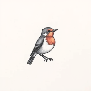 Tiny Robin Tattoo