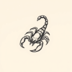 Tiny Scorpion Tattoo