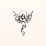 Tiny Seraphim Tattoo