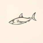 Tiny Shark Tattoo