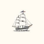 Tiny Ship Tattoo