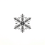 Tiny Snowflake Tattoo