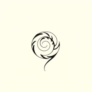 Tiny Spiral Tattoo