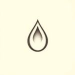 Tiny Teardrop Tattoo