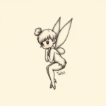 Tiny Tinkerbell Tattoo