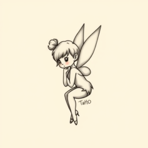 Tiny Tinkerbell Tattoo