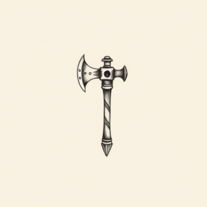 Tiny Tomahawk Tattoo