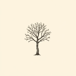 Tiny Tree Tattoo