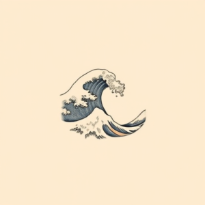 Tiny Wave Tattoo