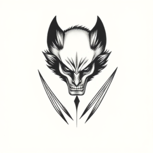 Tiny Wolverine Tattoo