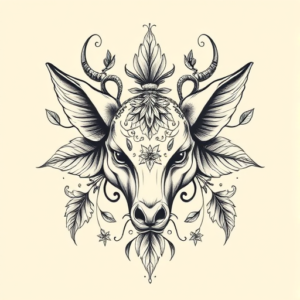 Top View Animal Tattoo