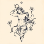 Top View Aphrodite Tattoo