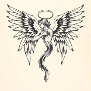 Top View Archangel Tattoo