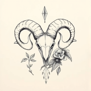 Top View Aries Tattoo