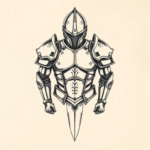 Top View Armor Tattoo