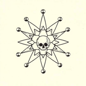 Top View Atomic Tattoo