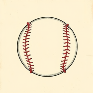 Top View Baseball Tattoo