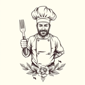 Top View Chef Tattoo