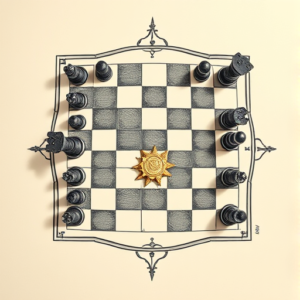 Top View Chess Tattoo
