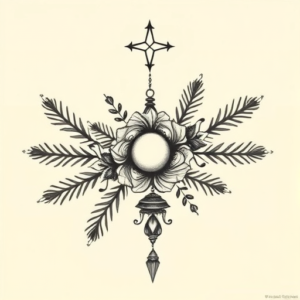 Top View Christmas Tattoo