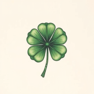 Top View Clover Tattoo