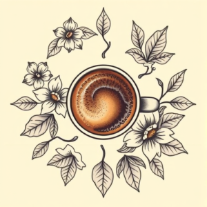 Top View Coffee Tattoo