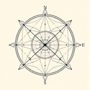 Top View Coordinates Tattoo