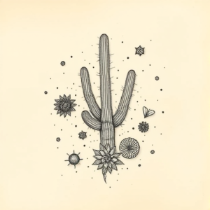 Top View Desert Tattoo