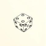 Top View Dice Tattoo