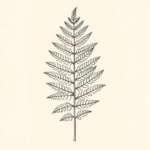 Top View Fern Tattoo