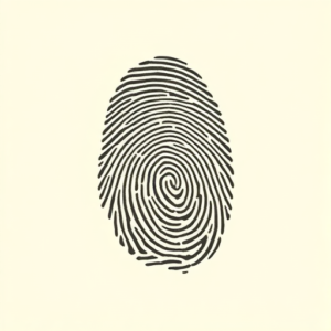 Top View Fingerprint Tattoo