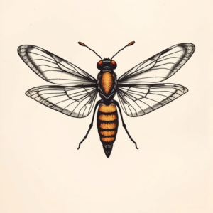 Top View Firefly Tattoo