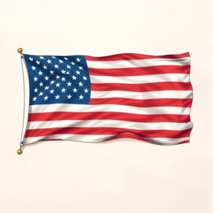 Top View Flag Tattoo