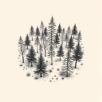 Top View Forest Tattoo