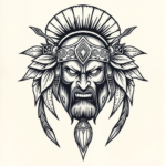 Top View Gladiator Tattoo