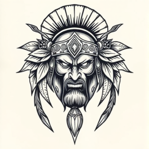 Top View Gladiator Tattoo