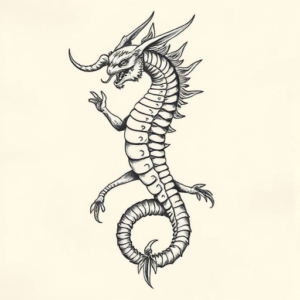 Top View Hydra Tattoo