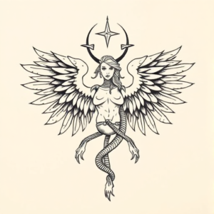 Top View Icarus Tattoo