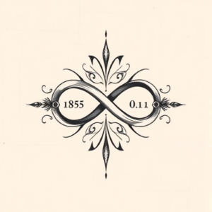 Top View Infinity Tattoo