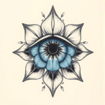 Top View Iris Tattoo