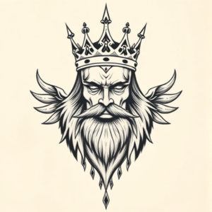 Top View King Tattoo