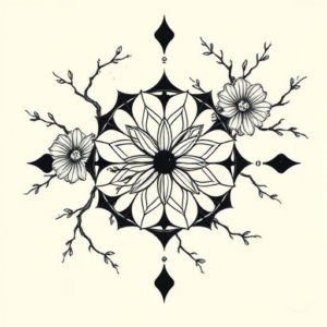 Top View Kintsugi Tattoo