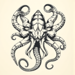 Top View Kraken Tattoo