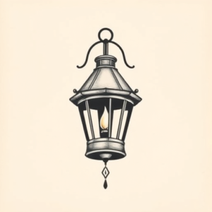 Top View Lantern Tattoo