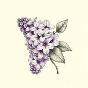 Top View Lilac Tattoo