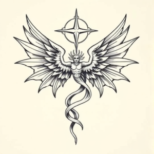 Top View Lucifer Tattoo
