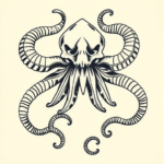 Top View Medusa Tattoo