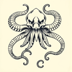 Top View Medusa Tattoo