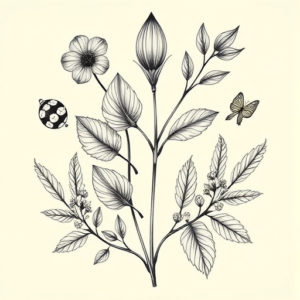 Top View Nature Tattoo