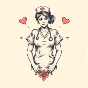 Top View Nurse Tattoo